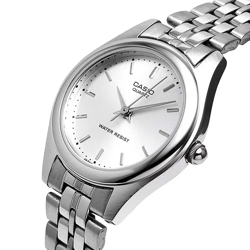 Casio Enticer Silver Dial Fashion Ladies Watch- LTP-1129A-7A